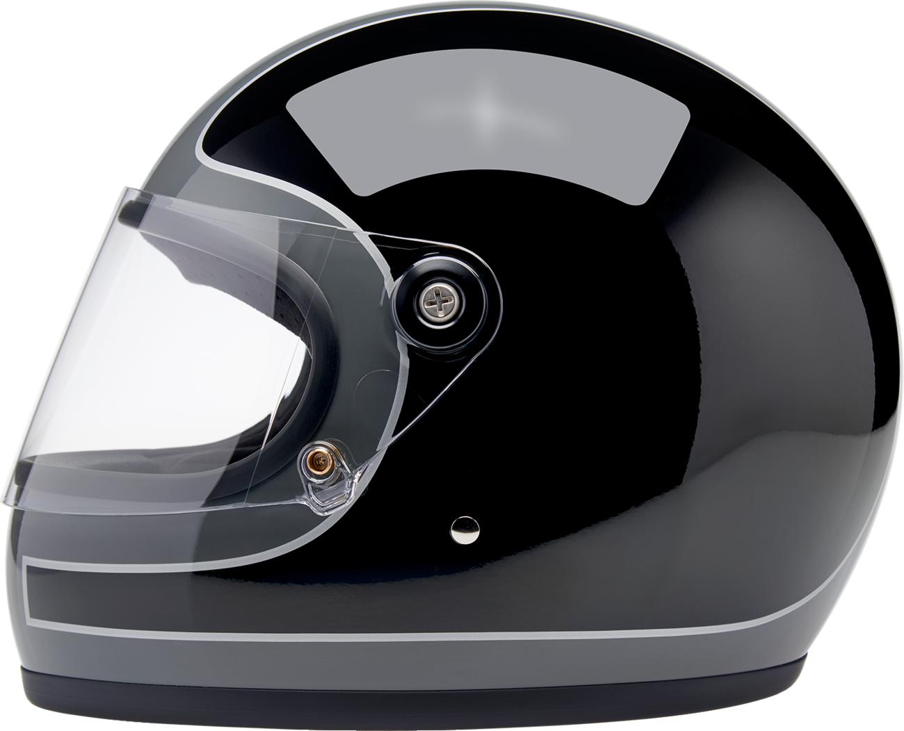 CASCO INTEGRAL BILTWELL GRINGO S TRAZADOR GRIS TORMENTA/NEGRO