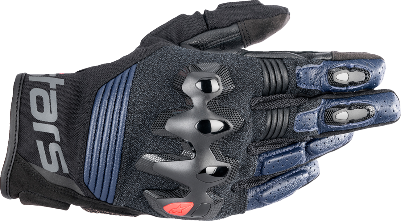 GUANTES ALPINESTARS HALO NEGRO AZUL