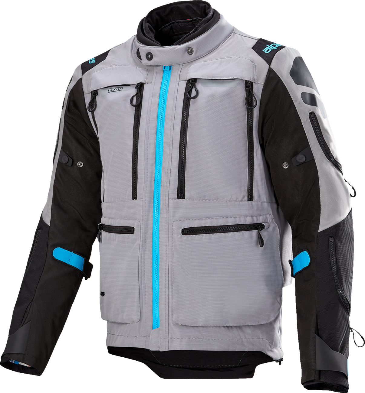 CHAQUETA ALPINESTARS ARDENT GRIS/NEGRO/AZUL