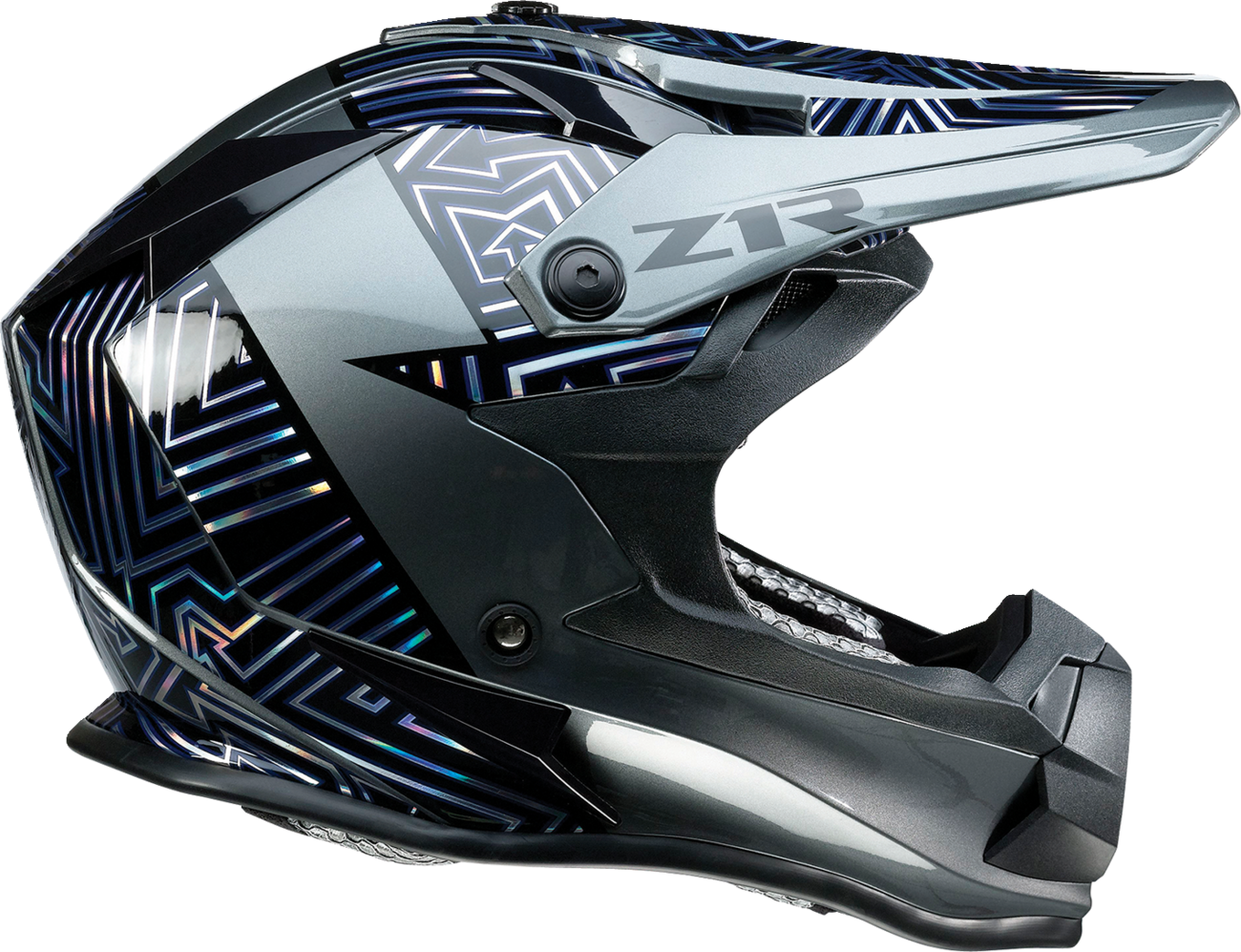 CASCO INTEGRAL PARA NIÑO Z1R F.I. LUMEN IRIDISCENTE