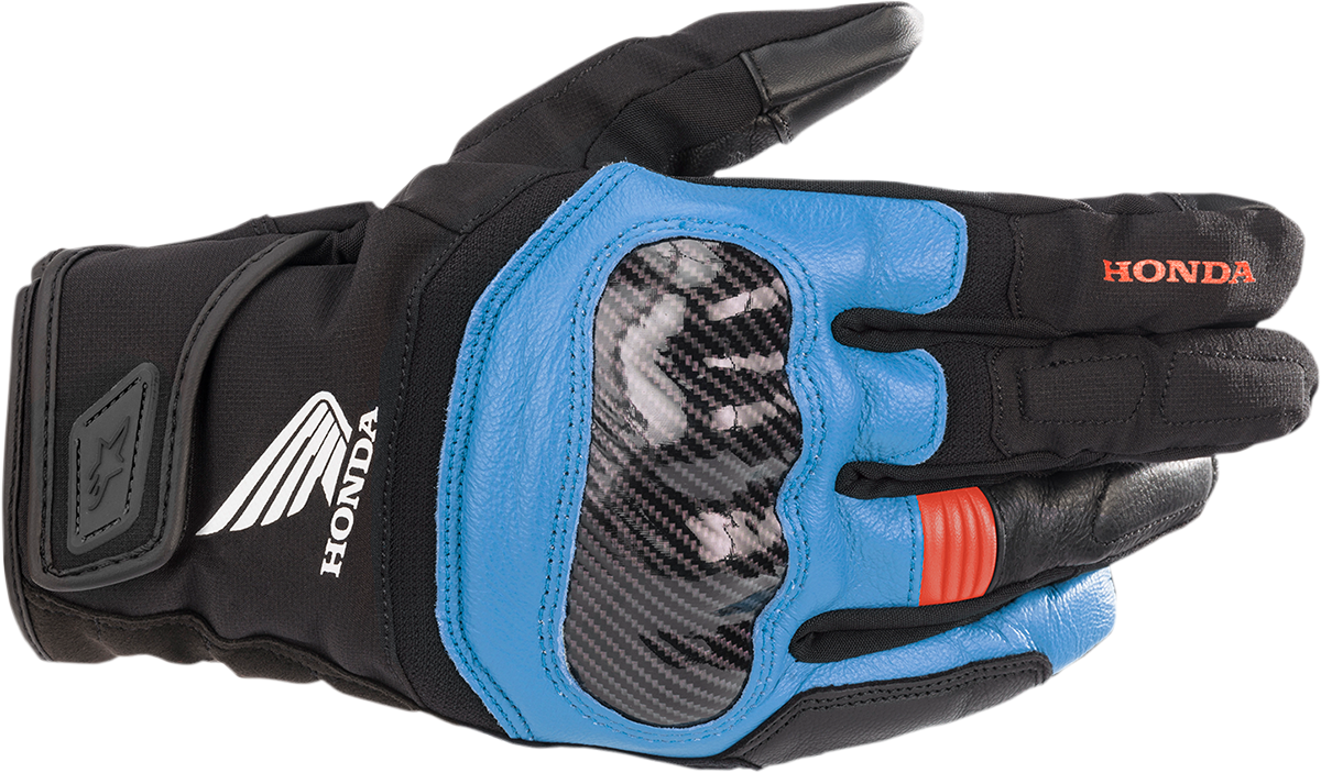 GUANTES ALPINESTARS SMX Z WP NEGRO ROJO HONDA