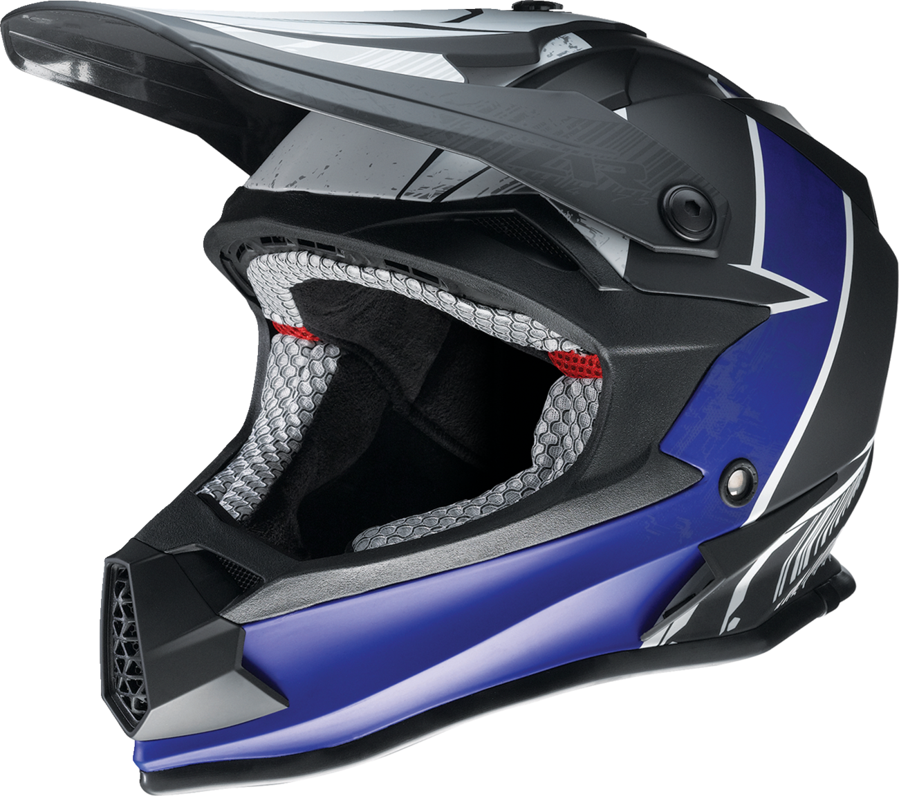 CASCO JUVENIL Z1R FI FRACTAL MIPS NEGRO/AZUL PARA NIÑO