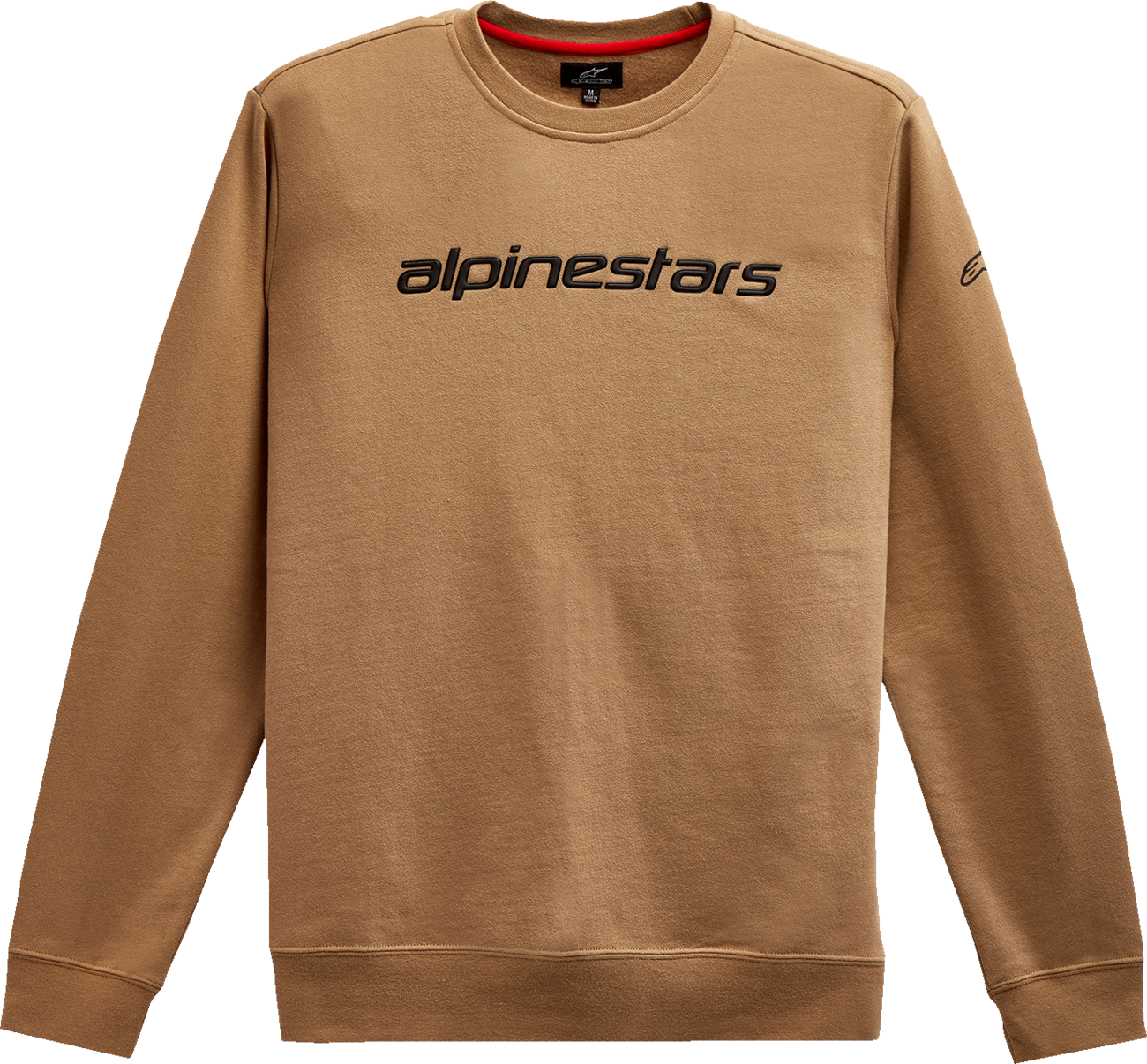 BUSO ALPINESTARS LINEAR CREW FLEECE ARENA/NEGRO