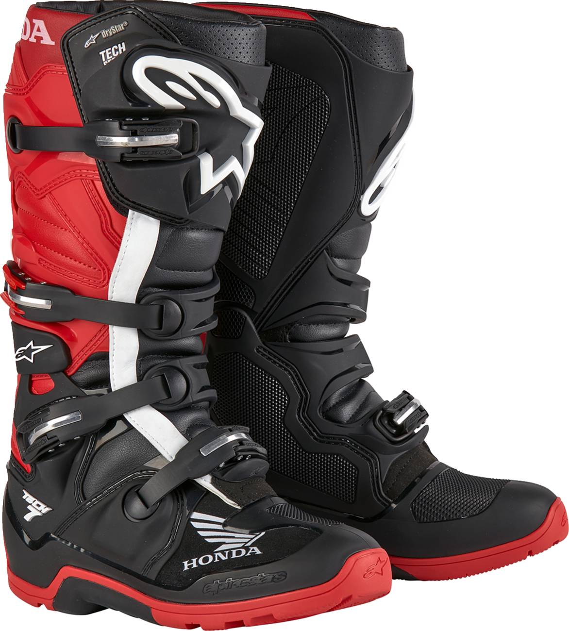 BOTAS ALPINESTARS TECH 7 ENDURO DRYSTAR NEGRO/ROJO