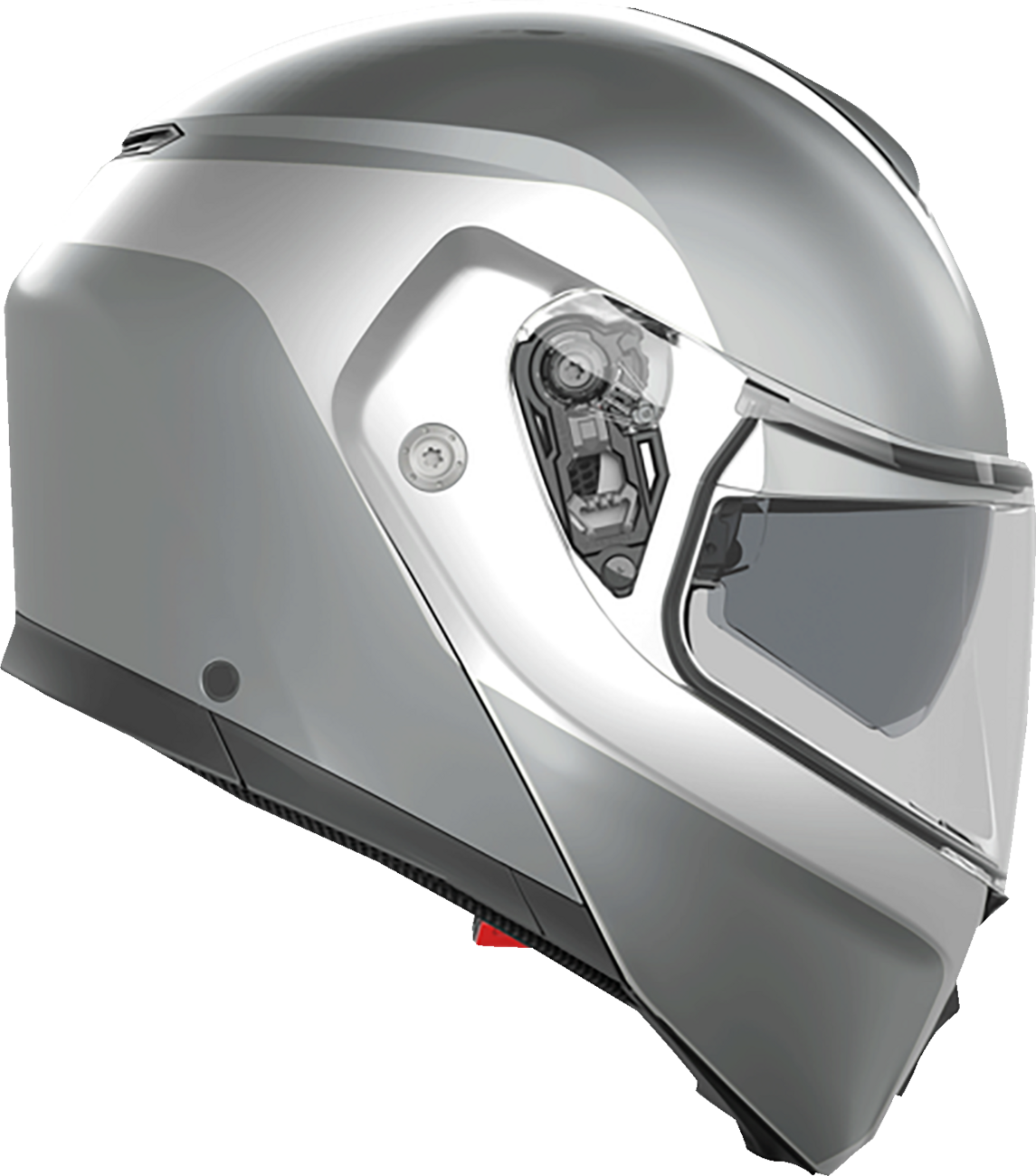 CASCO AGV STREET MODULAR LEVICO DOUBLE LIGHT GRIS MATE