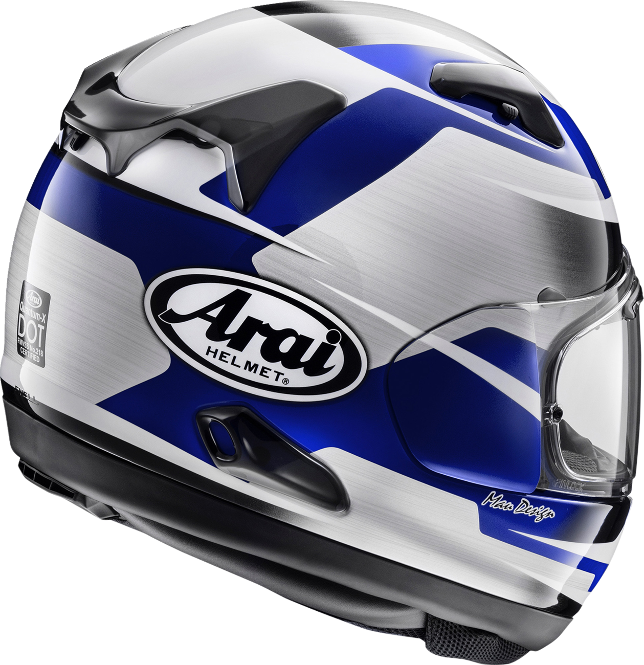 CASCO INTEGRAL ARAI QUANTUM-X ACERO NEGRO BRILLANTE