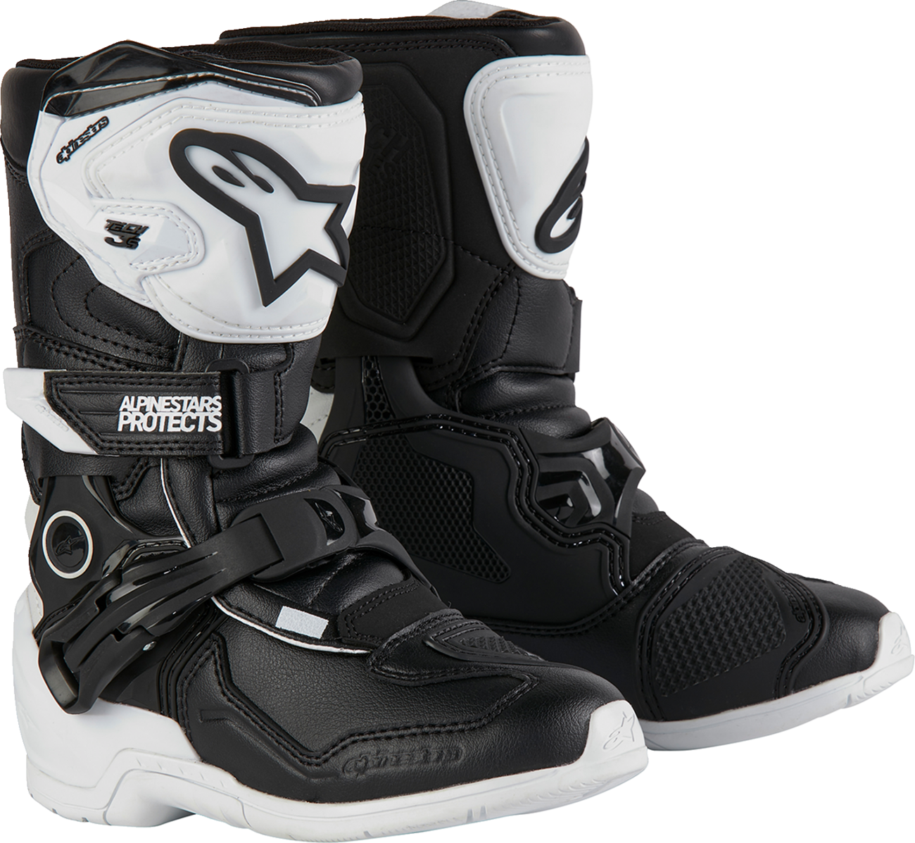 BOTAS INFANTILES ALPINESTARS TECH 3S BLANCO/NEGRO