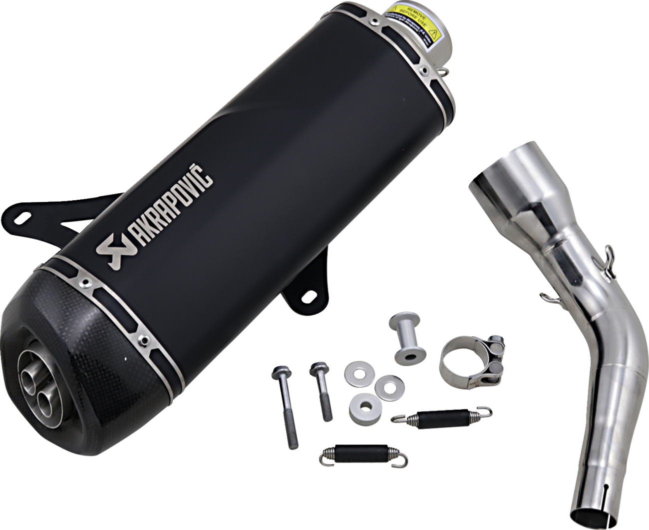 ESCAPE AKRAPOVIC STAINLESS STEEL SLIP-ON LINE NEGRO VESPA GTS300