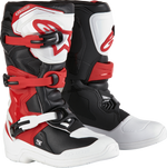 BOTAS ALPINESTARS TECH 3S YOUTH BLANCO/NEGRO/ROJO PARA NINOS