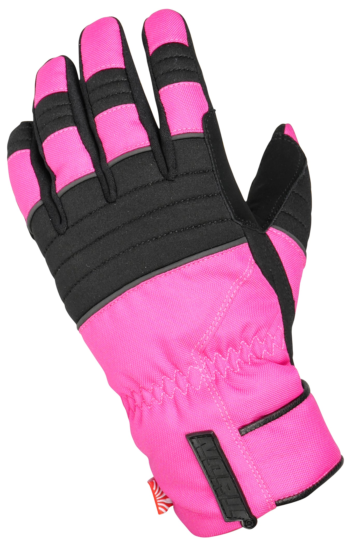 GUANTES NORU KIJI IMPERMEABLES ROSA/NEGRO PARA DAMA