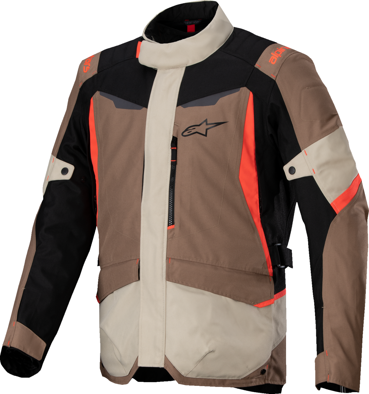 CHAQUETA ALPINESTARS ST-1 WATERPROOF KHAKI/ARENA/NEGRO/ROJO