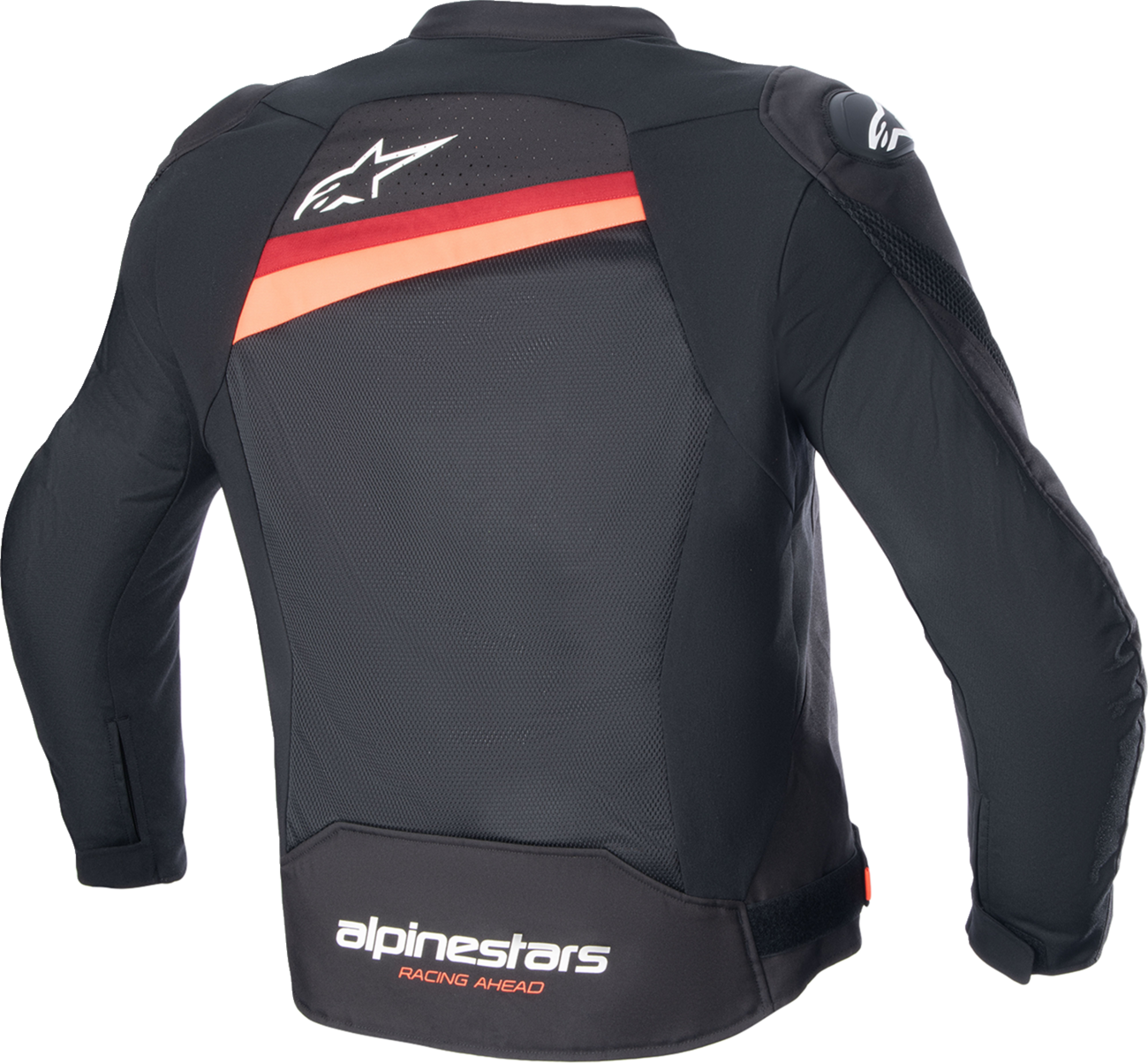 CHAQUETA ALPINESTARS T-GP PLUS R V4 AIR NEGRO ROJO FLUORESCENTE