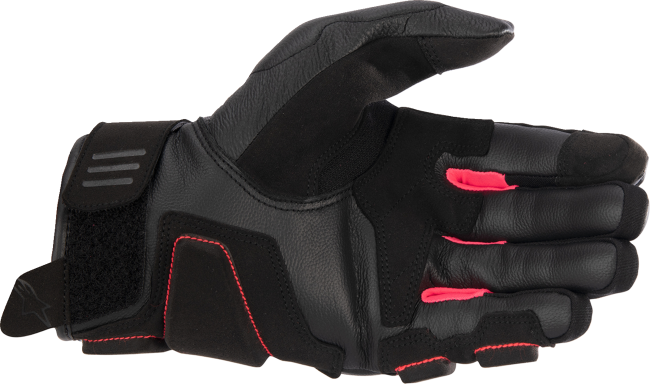 GUANTES ALPINESTARS STELLA PHENOM CUERO NEGRO/ROSA PARA DAMA