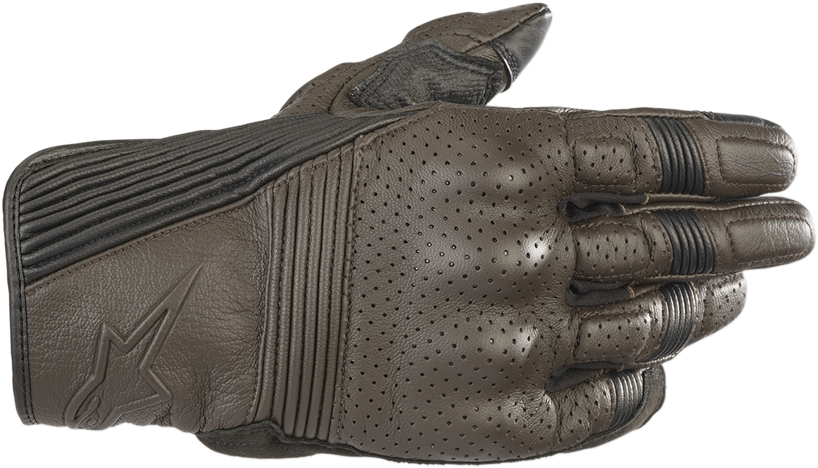 GUANTES ALPINESTARS MUSTANG V2 MARRON/NEGRO