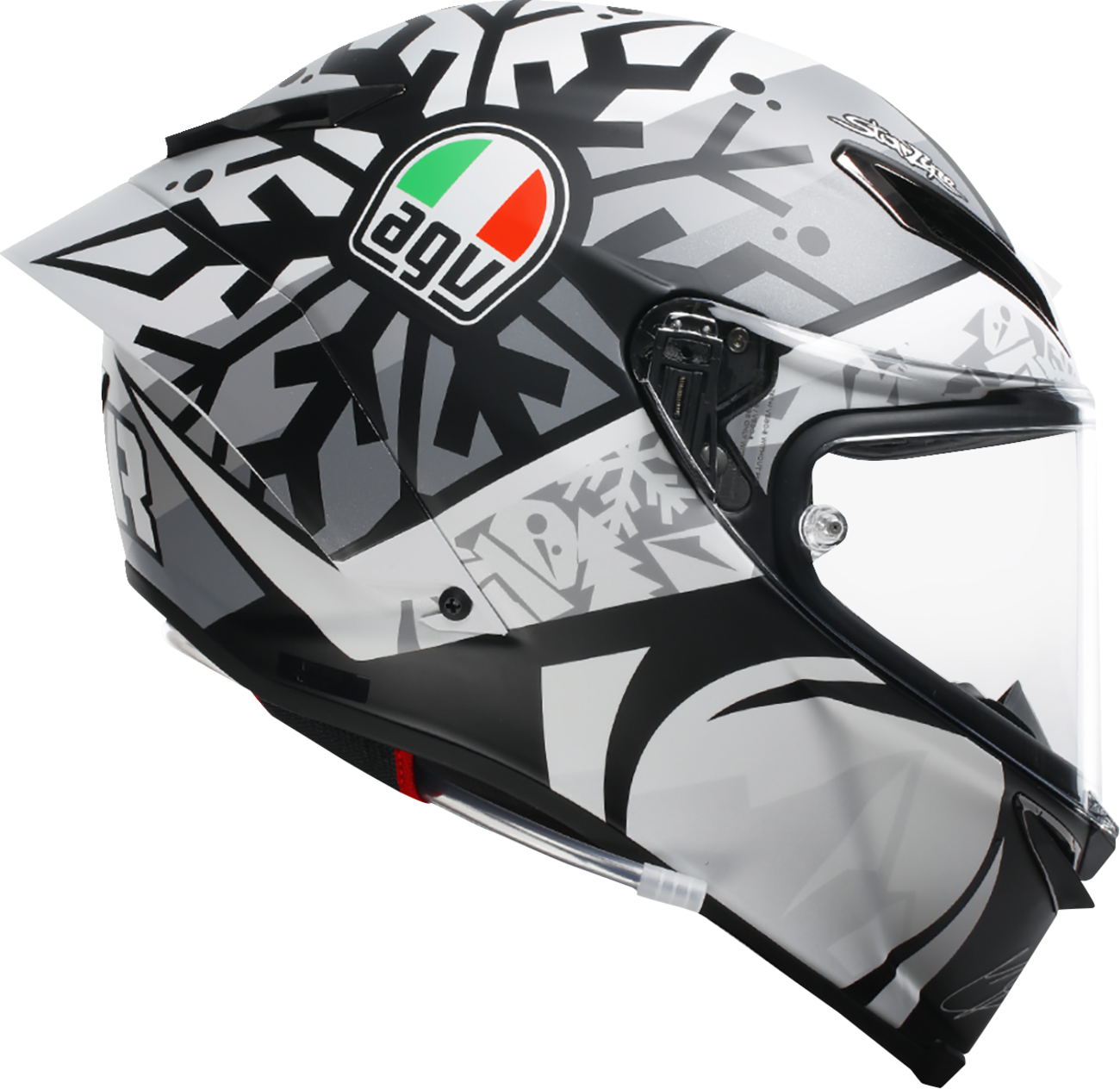 CASCO AGV PISTA GP R LIMITED EDITION MIR WINTER TEST CLARO