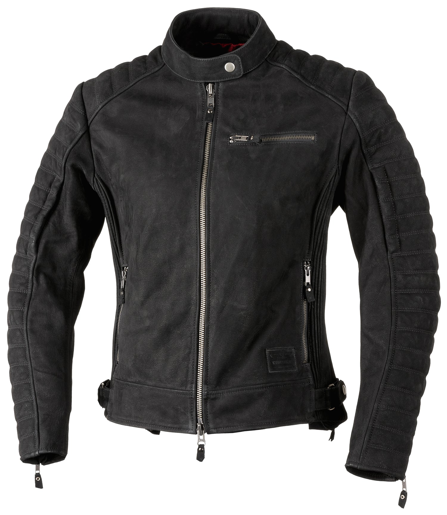 CHAQUETA DE CUERO CORTECH HOYDEN NEGRO ANTIGUO PARA DAMA