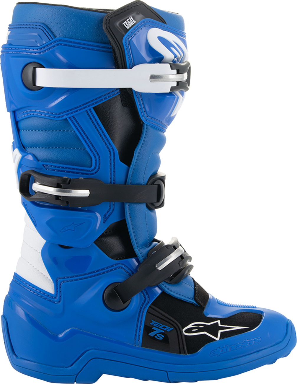 BOTA ALPINESTARS TECH 7S AZUL/NEGRO/BLANCO PARA NIÑO