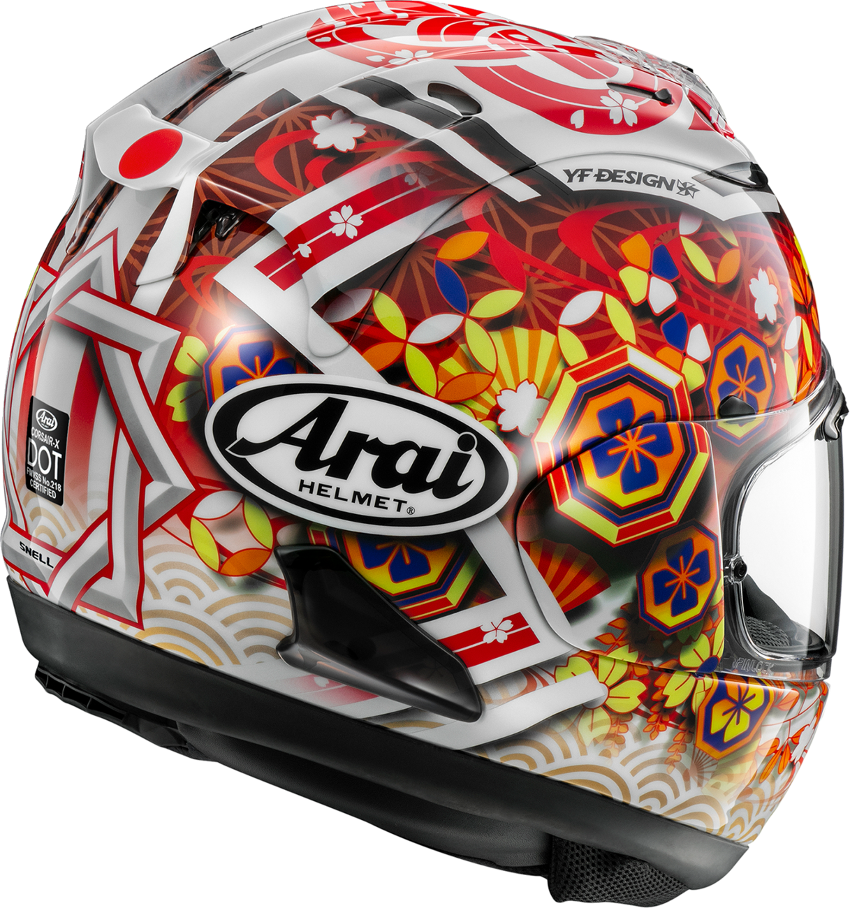 CASCO INTEGRAL ARAI HELMETS CORSAIR-X NAKAGAMI-4