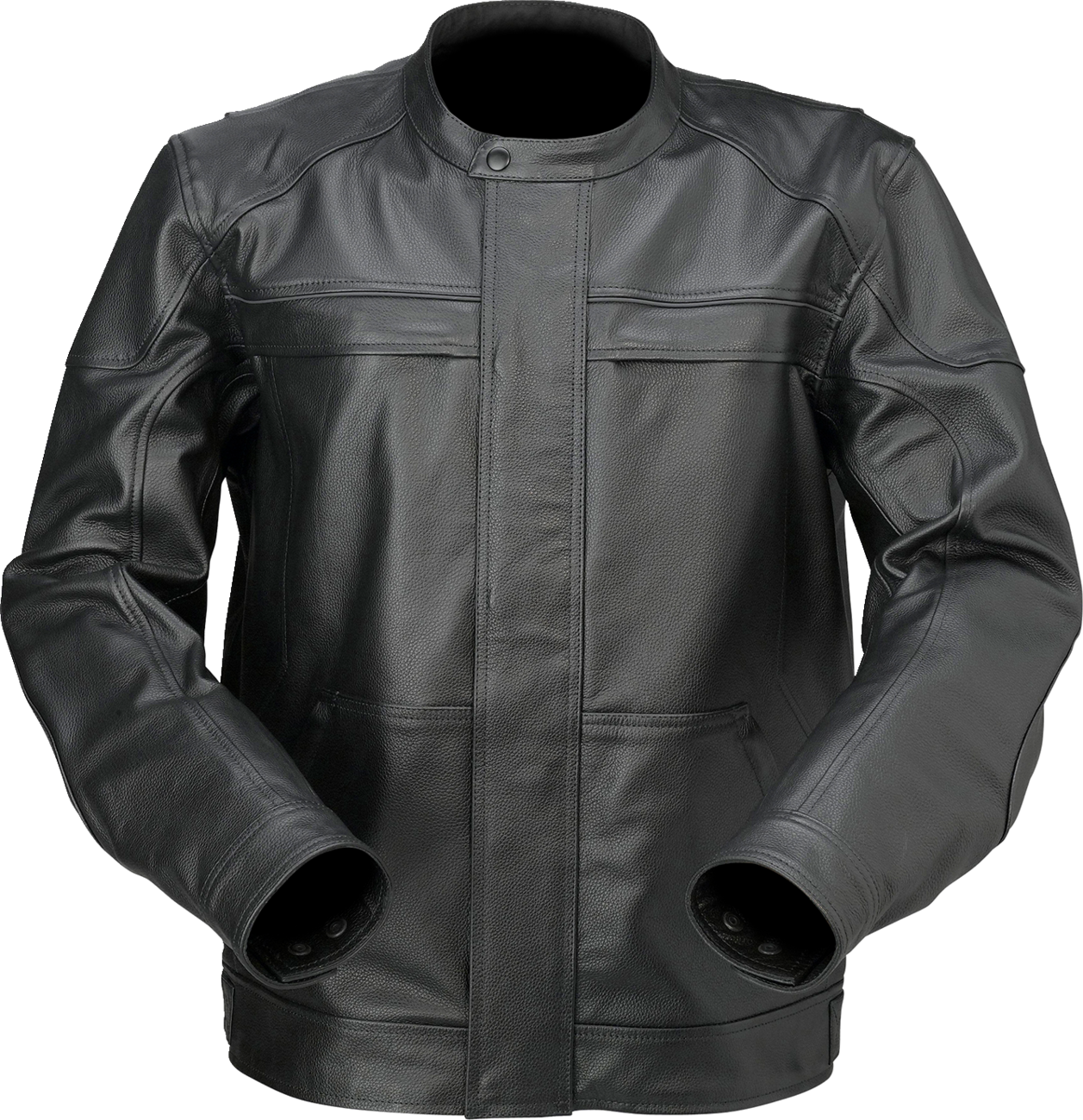 CHAQUETA Z1R JUSTIFIER CUERO NEGRO