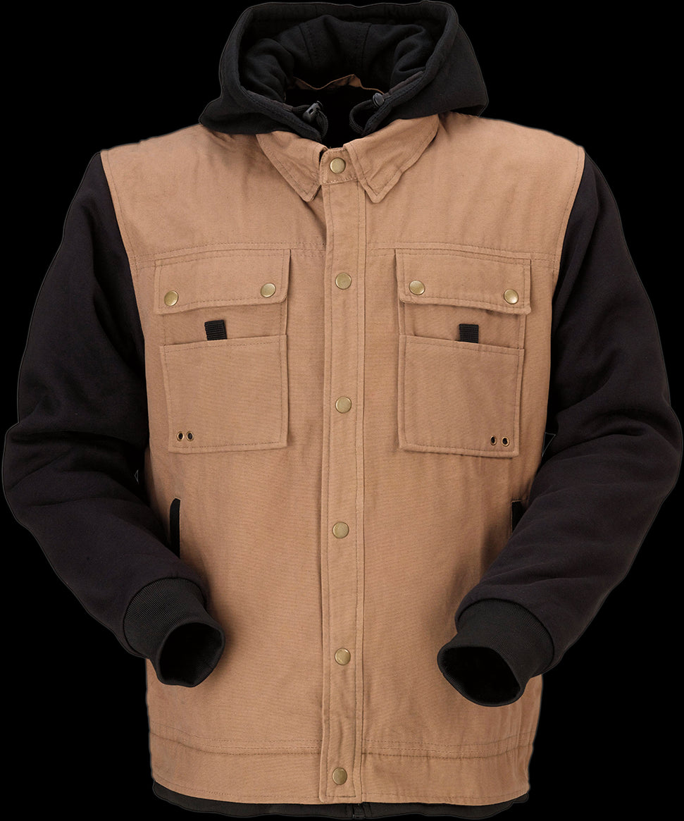 CHAQUETA Z1R JAYROD MARRON/NEGRO