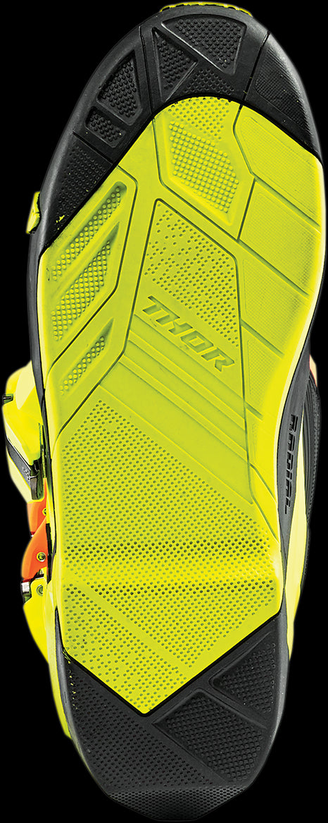 SUELA THOR OUTSOLE INSERT RADIAL NEGRO/AMARILLO NEON