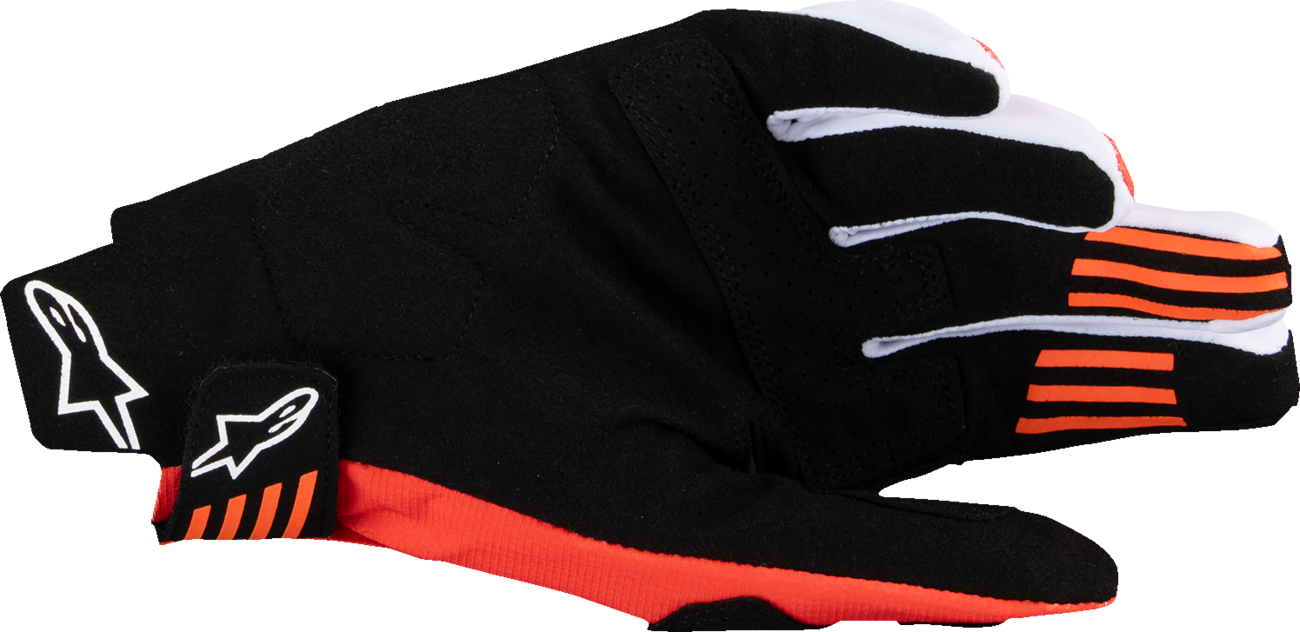 GUANTES MOTOCROSS ALPINESTARS TECHSTAR NEGRO/NARANJA