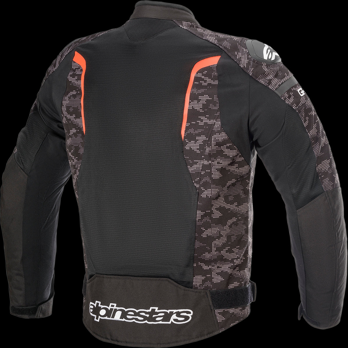 CHAQUETA ALPINESTARS TGP+R AIR V3 NEGRO/NARANJA/ROJO