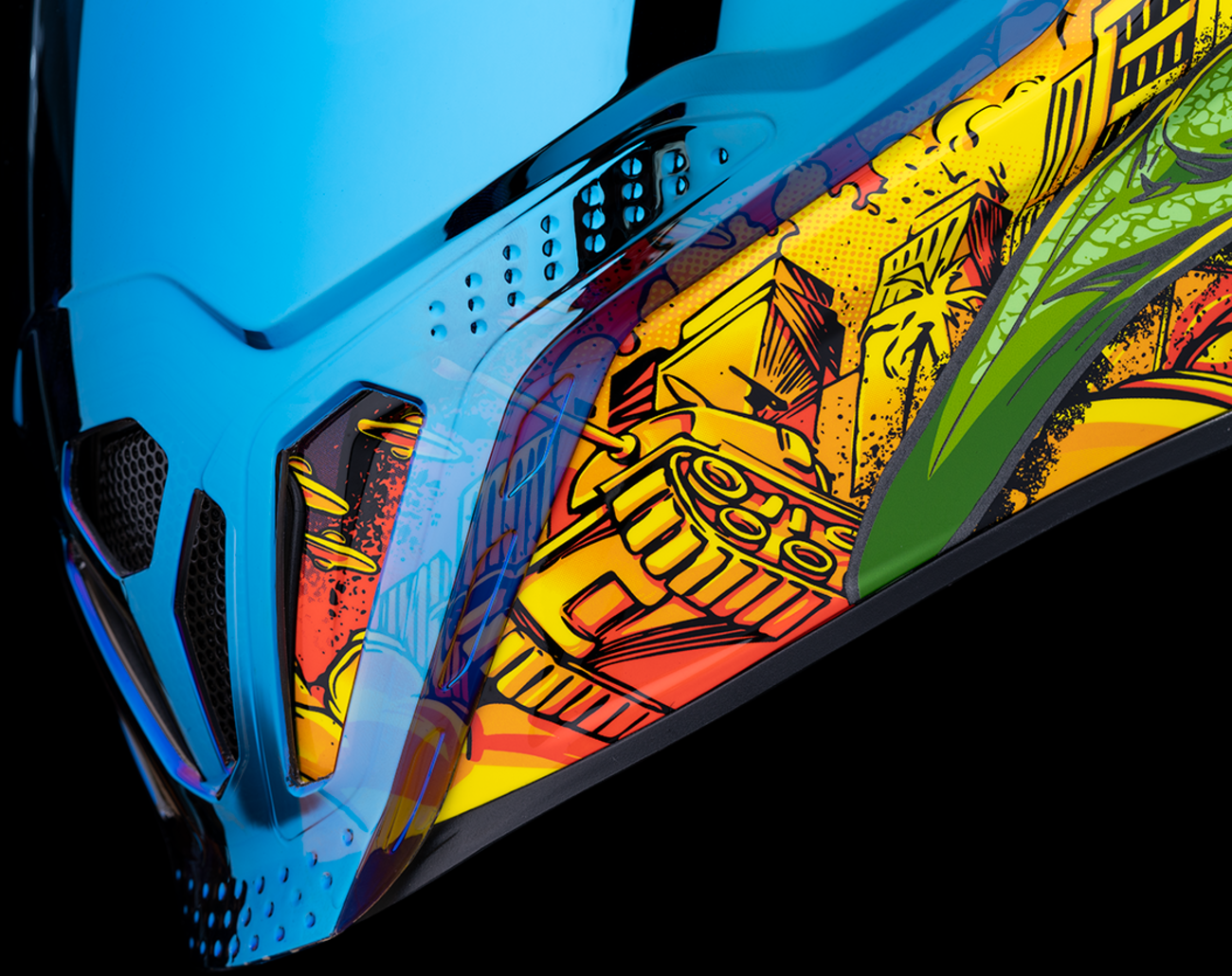 CASCO ICON AIRFLITE BUGOID BLITZ AZUL