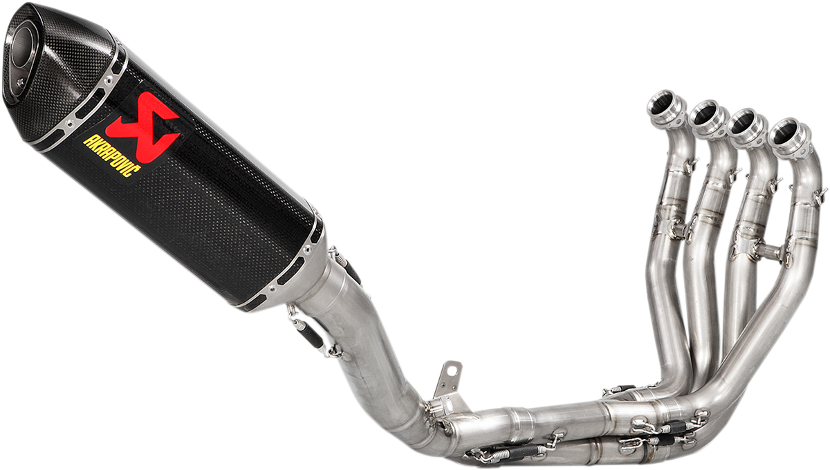 EXHAUST FULL SYSTEM AKRAPOVIC EVOLUTION LINE EXHAUST SYSTEM KAWASAKI ZX10R TITANIO Y FIBRA DE CARBONO