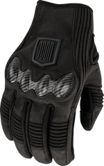 GUANTES ICON LONG TRACK CX NEGRO