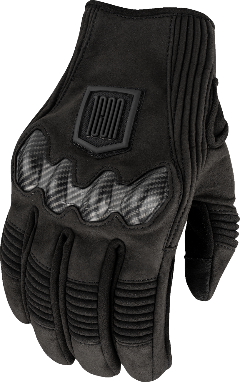 GUANTES ICON LONG TRACK CX NEGRO