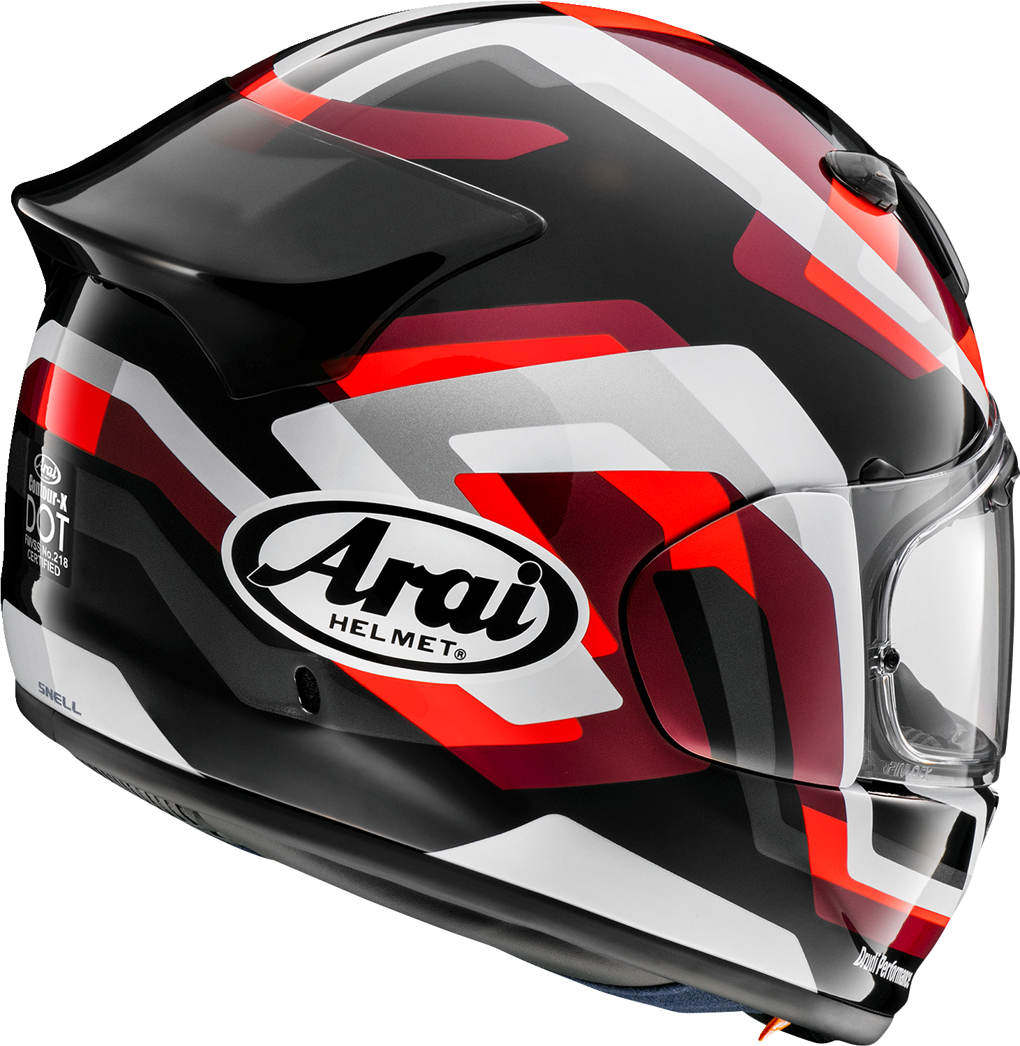 CASCO INTEGRAL ARAI HELMETS CON-X SNAKE ROJO