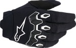 GUANTES ALPINESTARS YOUTH FULL BORE V2 NEGRO/BLANCO PARA NINO