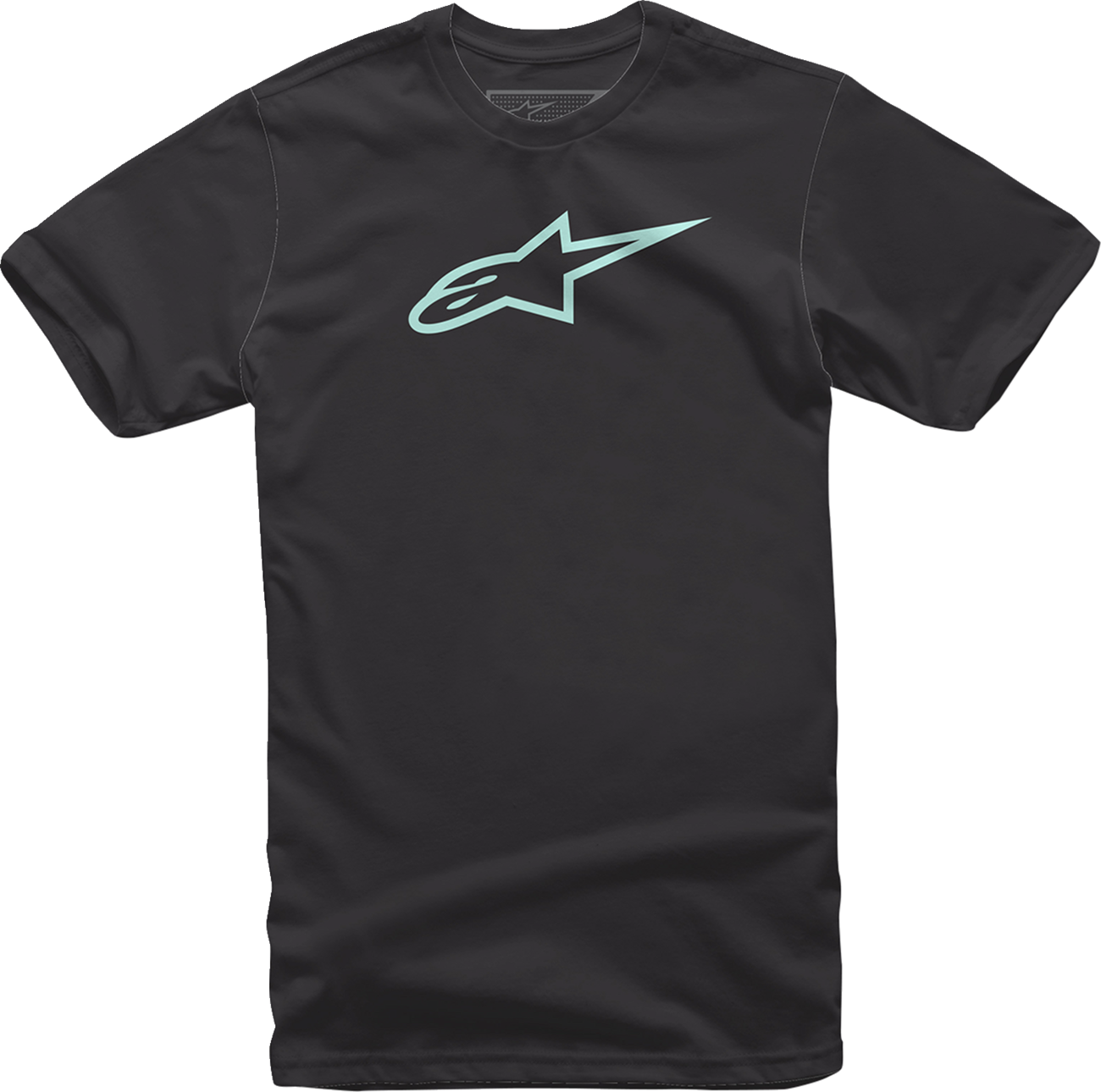 CAMISETA ALPINESTARS AGELESS CLASSICA NEGRO/METÁLICO