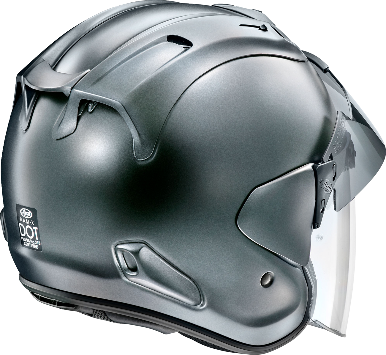 CASCO JET ARAI HELMETS RAM-X METAL GUN