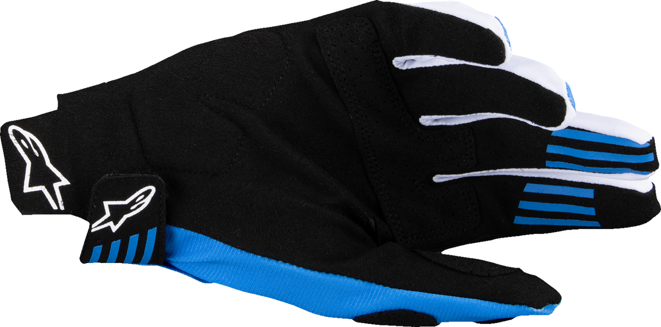 GUANTES MX ALPINESTARS TECHSTAR NEGRO/AZUL