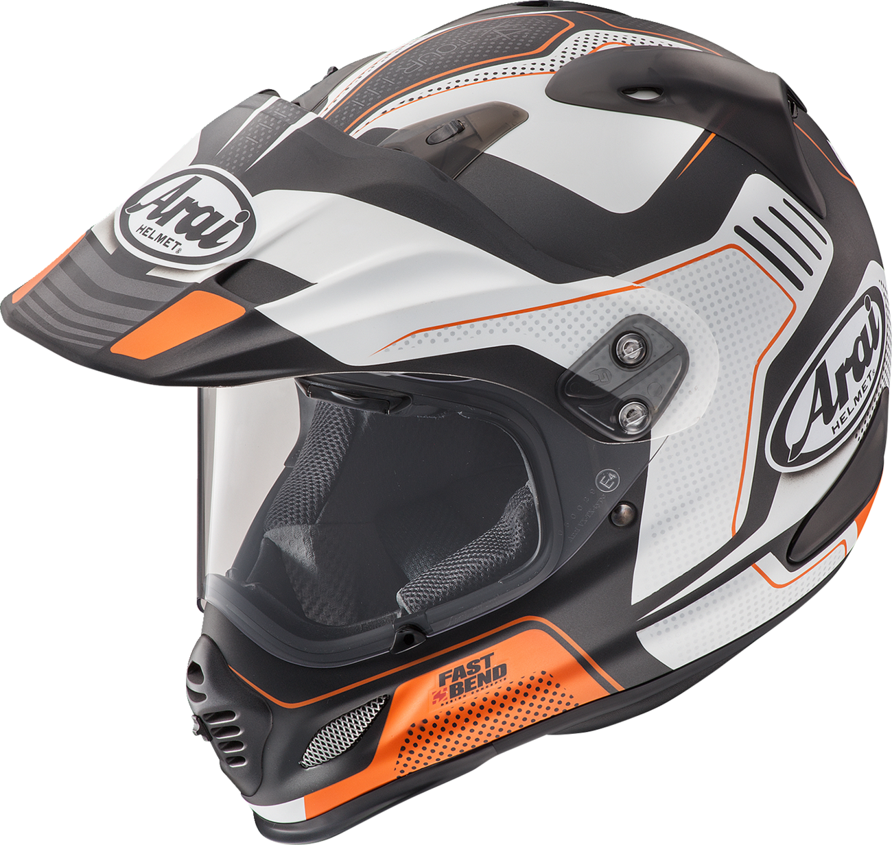 CASCO INTEGRAL ARAI XD-4 VISION ESCARCHA NARANJA