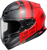 CASCO INTEGRAL SHOEI RF 1400 MM93 TRACK ROJO TC-1