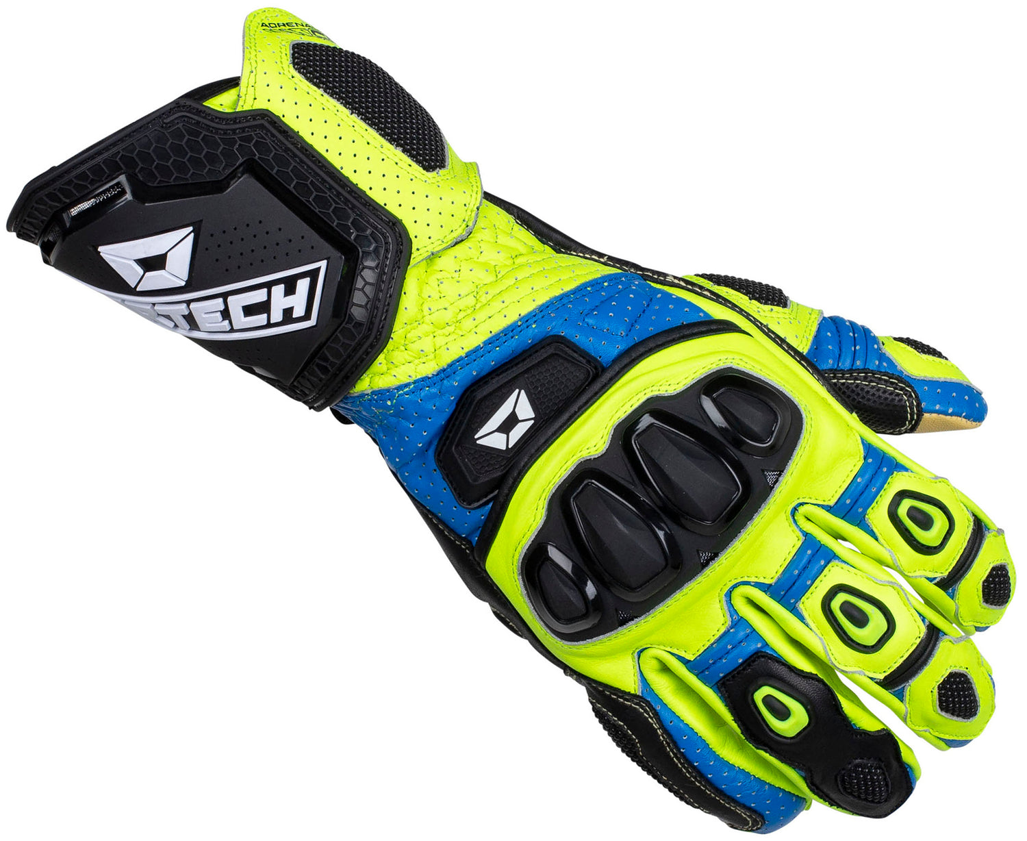 GUANTES CORTECH ADRENALINE GP AZUL/ALTA VISIBILIDAD