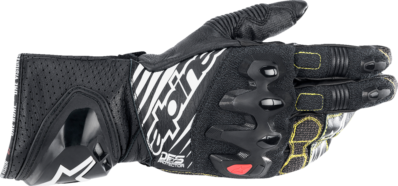 GUANTES ALPINESTARS GP TECH V2 S NEGRO BLANCO