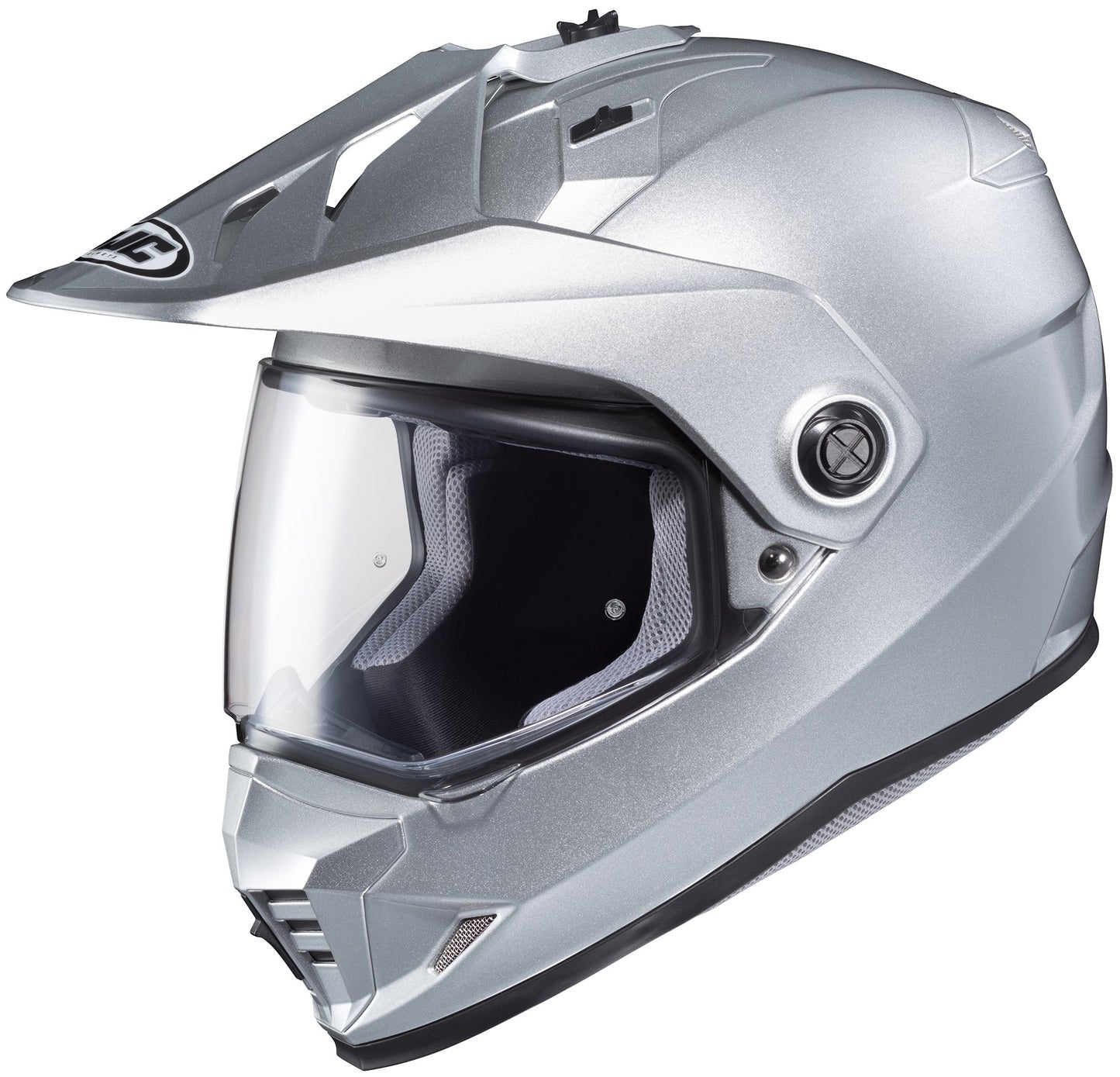 CASCO HJC DS-X1 PLATA