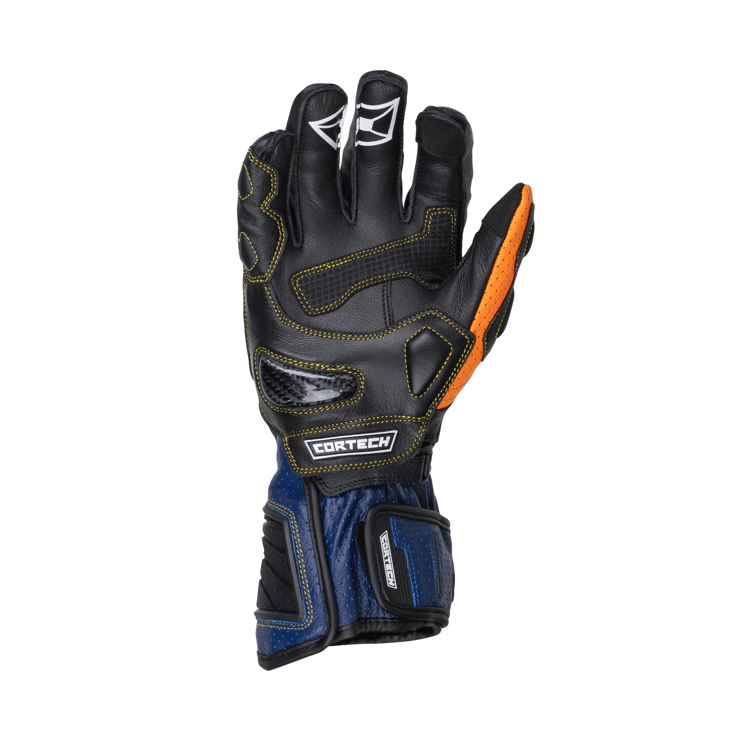 GUANTES CORTECH APEX V1 RR NARANJA AZUL MARINO