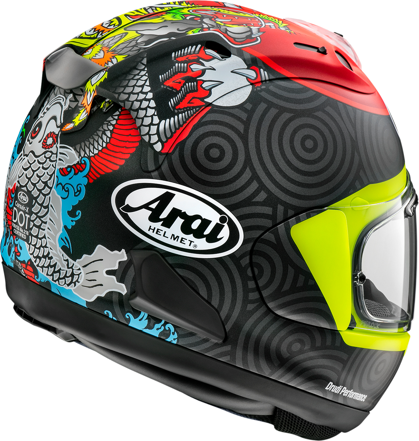 CASCO INTEGRAL ARAI HELMETS CORSAIR-X TATSUKI