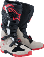 BOTAS ALPINESTARS TECH 7 ENDURO NEGRO/GRIS CLARO/ROJO BRILLANTE