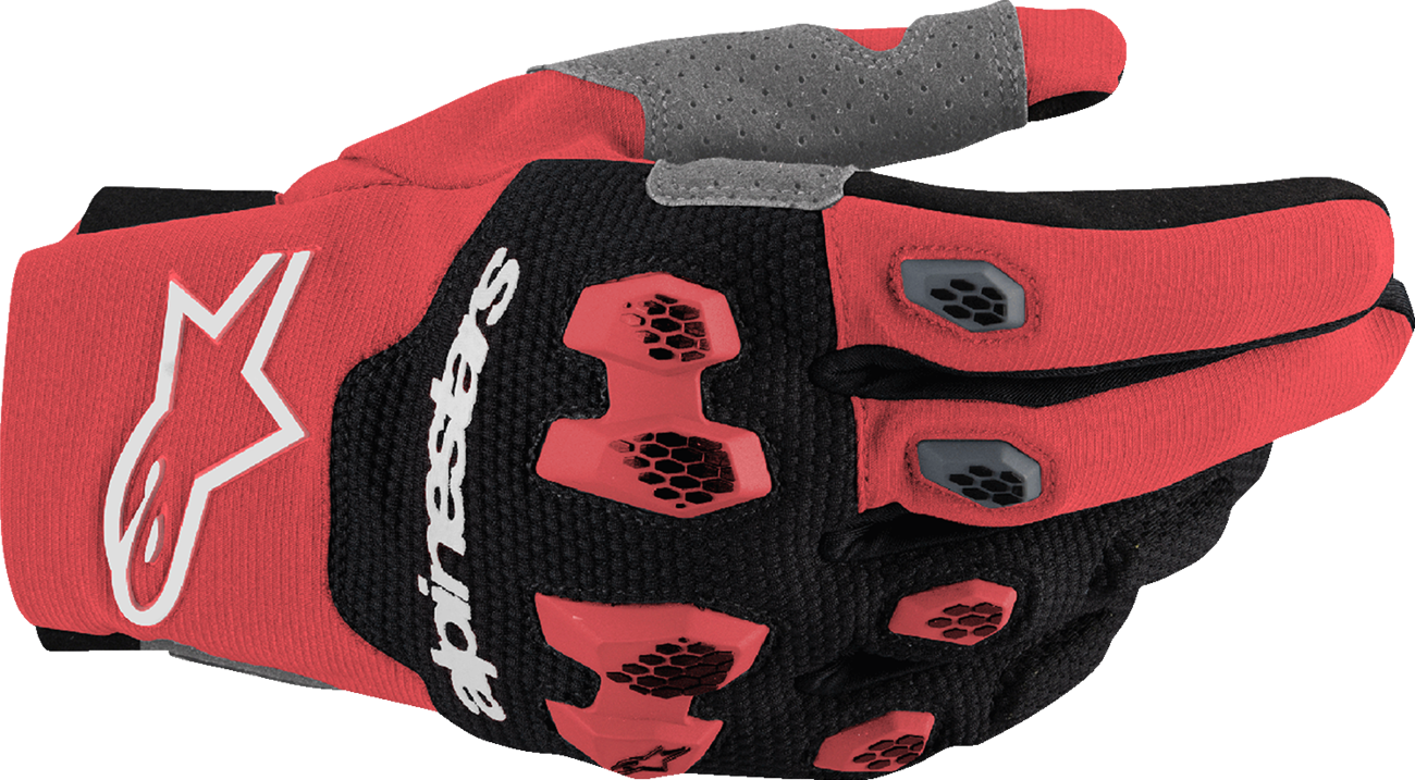 GUANTES MX ALPINESTARS PRO DURA ROJO BRILLANTE/NEGRO
