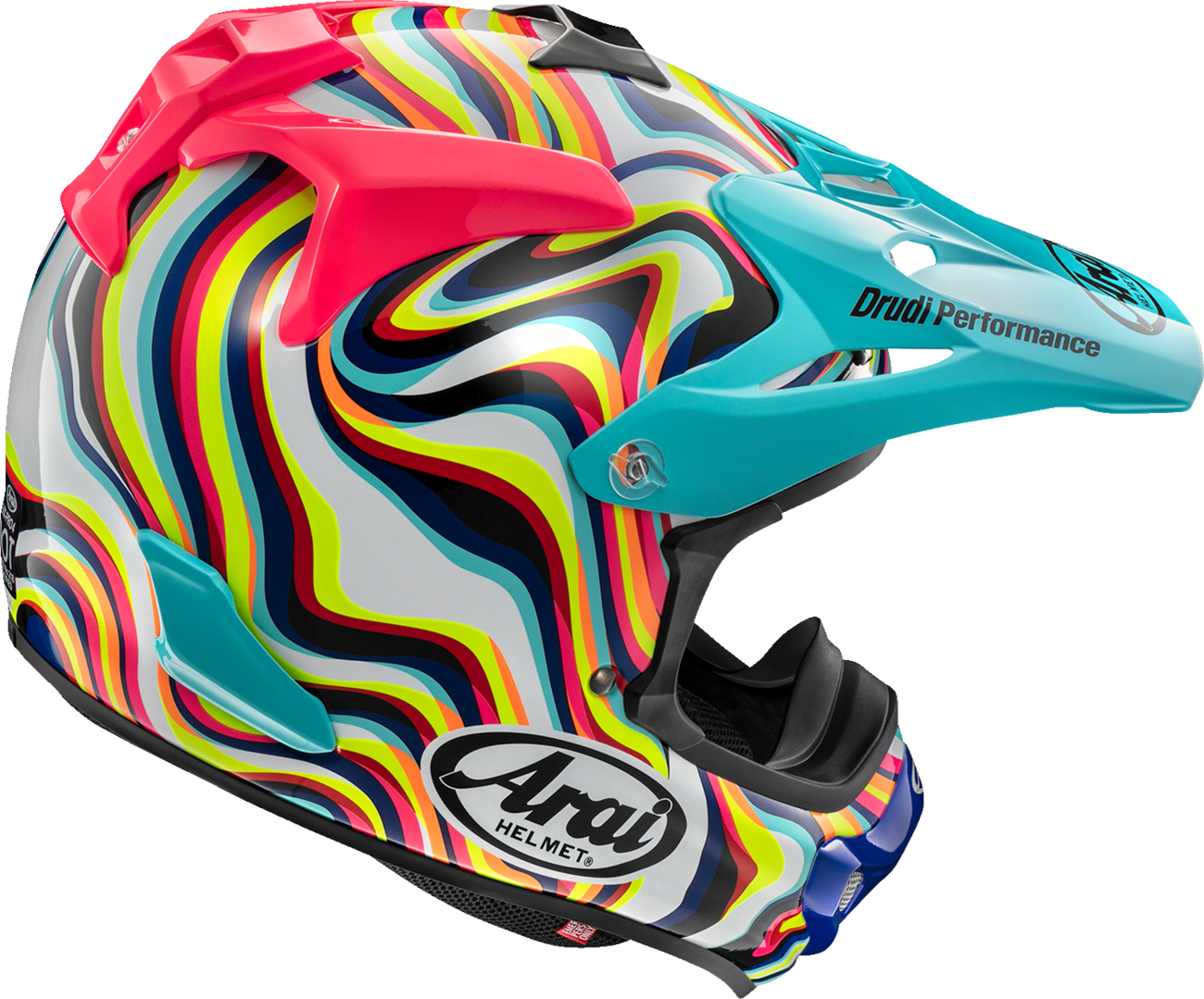 CASCO ARAI HELMETS VX-PRO4 STREAM ROSA