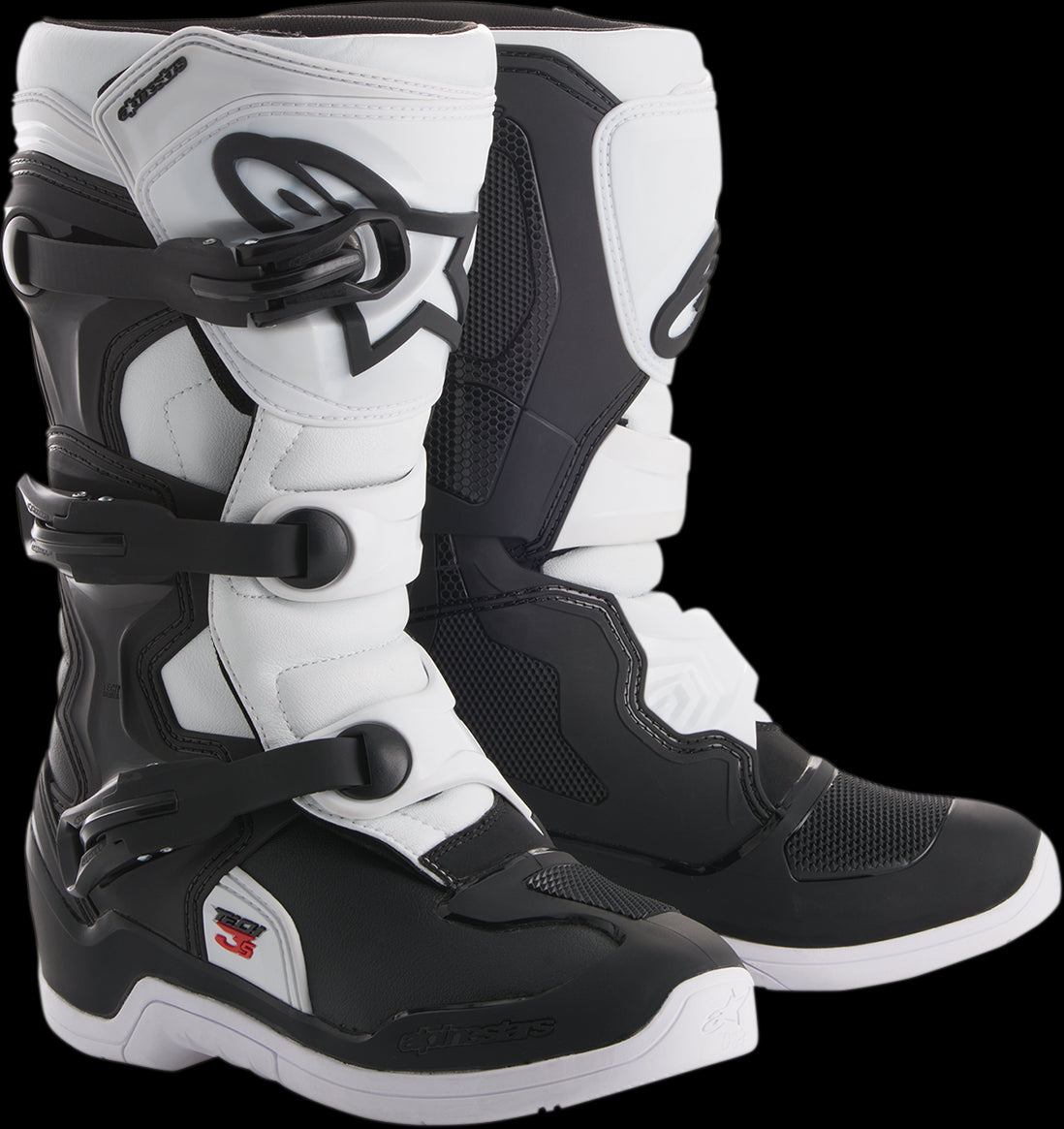 ALPINESTARS T3S PARA NINO 4 NEGRO BLANCO