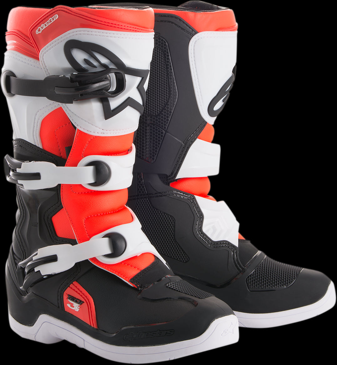 ALPINESTARS T3S PARA NINO RD 2 NEGRO BLANCO