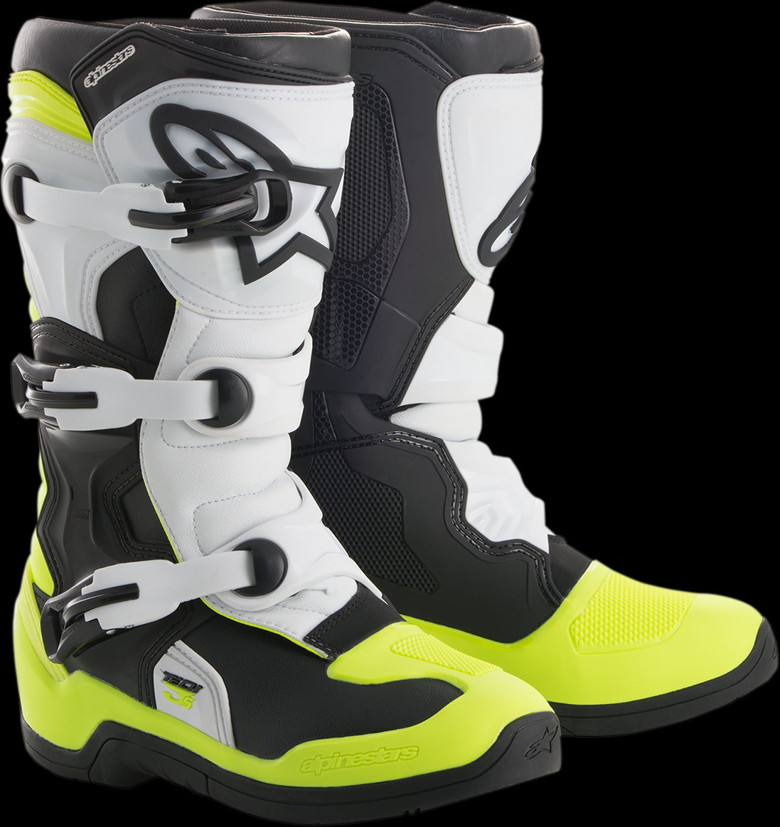 ALPINESTARS T3S PARA NINO 4 NEGRO AMARILLO BLANCO