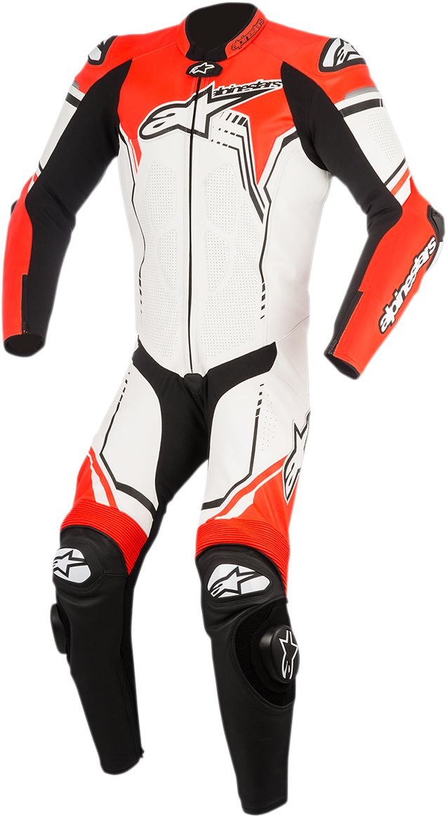 TRAJE ALPINESTARS GP PLUS 1PC BLANCO/AZUL/ROJO